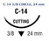 Covidien Polysorb Suture with Needle Absorbable Coated Undyed Suture Braided Polyester Size 2-0 30 Inch Suture 1-Needle 24 mm Length 3/8 Circle Reverse Cutting Needle - SL823