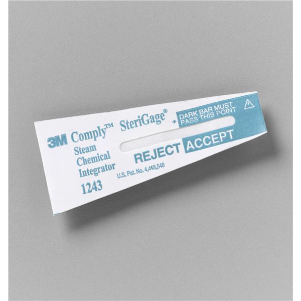 3M Healthcare Integrator Chemical Comply Sterigage Steam 100/Bx, 10 Bx/Ca - 1243B
