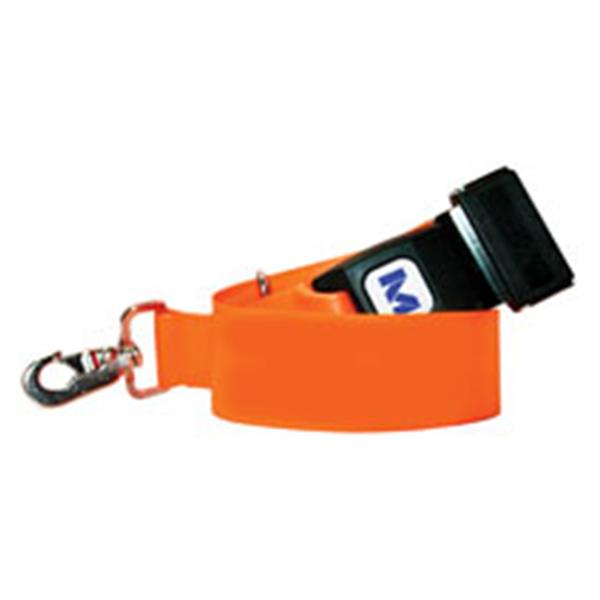 Morrison Medical Product Strap Restraint Pp 5' Plastic Buckle, Metal Swivel Speed Clips Orange Ea - 1310X-OR