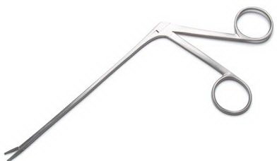 Grafco© - Forceps Hartmann-Alligator 5-1/4 Inch Length Finger Ring Handle Serrated Tip - 2802