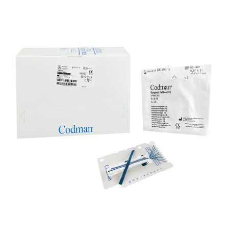Codman - Surgical Neuro Sponge X-Ray Detectable Rayon 1/2 X 3 Inch 10 Count Card Sterile - 801407