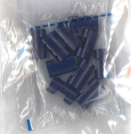 Miltex Codman Raney Style Scalp Clip Plastic Medium Blue Clip 10 Clips - 201037