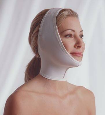 Rainey Compression - Facial Wrap One Size Fits Most Spandex White - UF80_OS_VF_W