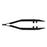 Posi-Grip - Tweezers 4 Inch Length Floor Grade Plastic Sterile NonLocking Thumb Handle Straight Serrated Tips - 7190