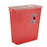Cardinal Sharps Container 1-Piece 13-3/4 H X 13-3/4 W X 6 D Inch 3 Gallon Translucent Hinged, Rotor Lid - 8527R