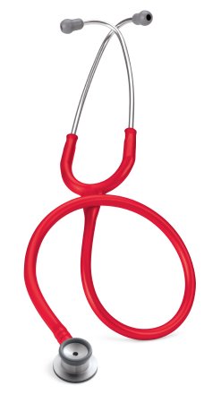 3M Littmann Classic II - Classic Stethoscope Red 1-Tube 28 Inch Tube Double-Sided Chestpiece - 2114R