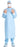 O&M Halyard Inc ULTRA Zoned Plastic Reinforced Surgical Gown with Towel X-Large Unisex Sterile Blue - 95321
