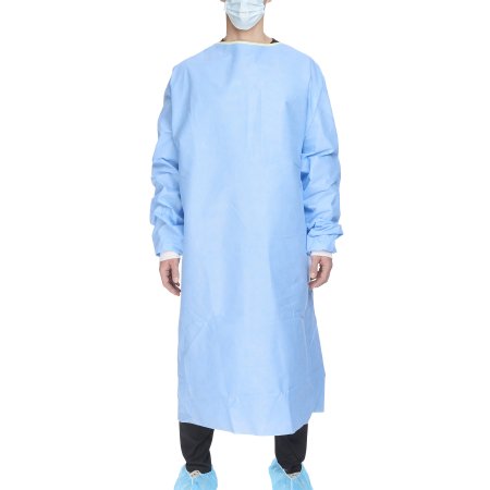 Ultra - Non-Reinforced Surgical Gown with Towel ULTRA 2X-Large Blue Sterile AAMI Level 3 Disposable - 95131