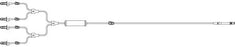 ICU Medical - Urology Irrigation Set 245 mL 0.280 Inch ID 85 Inch 4 Lead - 1523901