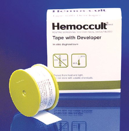 Hemocue Hemoccult Tape Rapid Test Kit Colorectal Cancer Screening Fecal Occult Blood Test (FOBT) Stool Sample CLIA Waived 100 Tests per Dispenser - 63202A