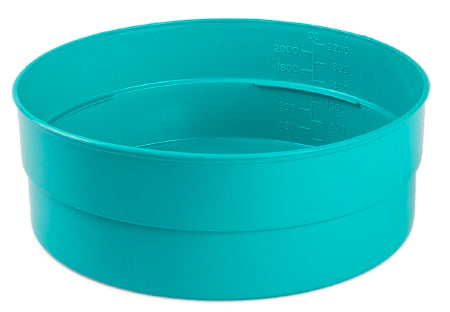 Medegen Medical Products - Guidewire Bowl 80 oz, Turquoise, Without Lid, Nonsterile - 07107