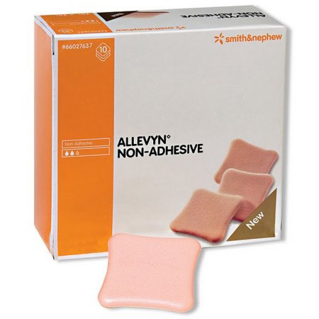 Smith & Nephew Allevyn Foam Dressing 4 X 4 Inch Square Non-Adhesive without Border Sterile - 66927637