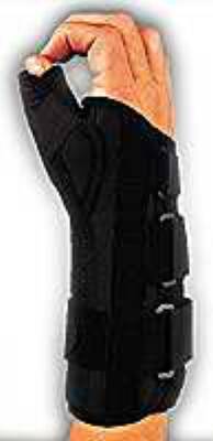 Ossur Ossur Form Fit Thumb Splint Adjustable Radial and Palmar Stay Left Hand Black Medium - 3050