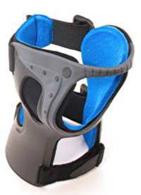 Ossur Exoform Carpal Tunnel Wrist Brace Suede / Flannel Left Hand Black / Blue Large - 517087