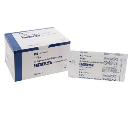 Telfa - Adhesive Strip 2 X 3-3/4 Inch Nonwoven Rectangle White Sterile - 7539LF
