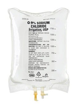 Icu Medical - Irrigation Solution 0.9% Sodium Chloride, Preservative Free Not for Injection Flexible Bag 2,000 mL - 797207