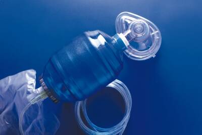 Teleflex Medical Resuscitator Bag Infant Resuscitator Nasal / Oral Mask - 157400100