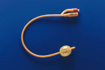 Rusch Gold - Foley Catheter 2-Way Standard Tip 30 cc Balloon 20 Fr. Silicone Coated Latex - 180730200