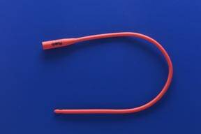 Teleflex Medical RÃ¼sch Urethral Catheter Robinson / Nelaton Tip Red Rubber 16 Fr. 16 Inch - 351016