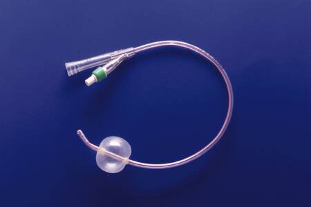 Soft Simplastic - Foley Catheter 2-Way Coude Tip 30 cc Balloon 20 Fr. PVC - 662430-000200