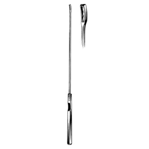 Sklar Instruments Curvette Endocervical Kevorkian-Younge 12" Rectangular Tip Ss W/ Bskt Rsbl Ea - 90-6612