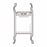 Clear-View - Telemetry Pouch 6 X 6-1/4 Inch, Chest and Neck Ties, Water Resistant, Re-sealable Pouch Closures, White with Clear Front Panel Telemetry Unit - 71900