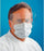 Alpha ProTech ShieldMate Surgical Mask with Eye Shield Pleated Earloops One Size Fits Most Blue - SM2005X