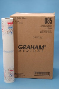 Graham Medical Products Activity Bears Table Paper 18 Inch Print () Crepe - 70085N