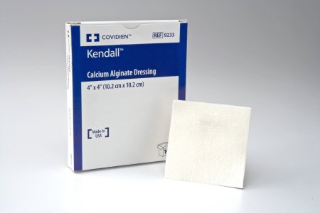 Cardinal Kendall Calcium Alginate Dressing 4 X 4 Inch Square Calcium Alginate Sterile - 9233-