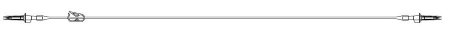 ICU Medical Secondary Irrigation Set 19 mL 0.241 Inch ID 26 Inch 1 Lead - 654101
