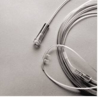 Salter-Style - Nasal Cannula Low Flow Delivery Pediatric Curved Prong / NonFlared Tip - 1602-7-50