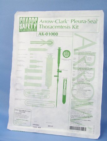 Arrow-Clarke Pleura-Seal - Centesis Tray Pleura-Seal Sterile - AK-01000