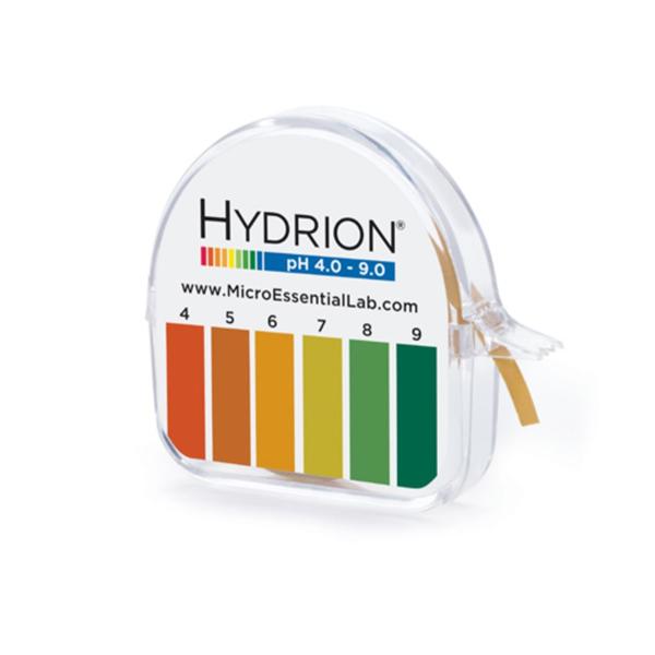 Micro Essential Labs Inc Hydrion Ph Test Strip 4-9 Range 1Rl/Ea, 10 Ea/Bx - 55