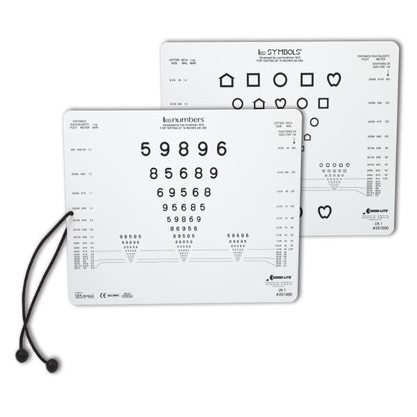 Good-Lite Co Card Vision Testing 16" Testing Distance 8X10" Ea - 251000