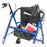 Drive Medical Adjustable Height Rollator, 6" Casters
