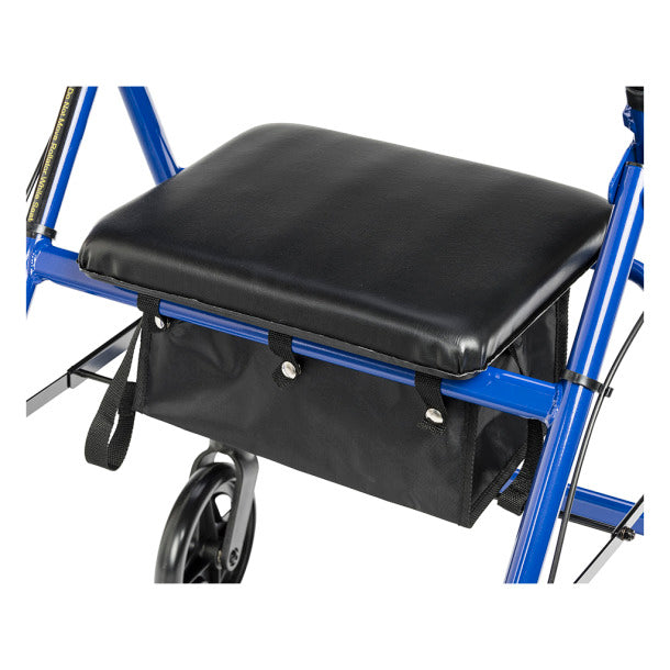 Drive Medical Adjustable Height Rollator, 6" Casters
