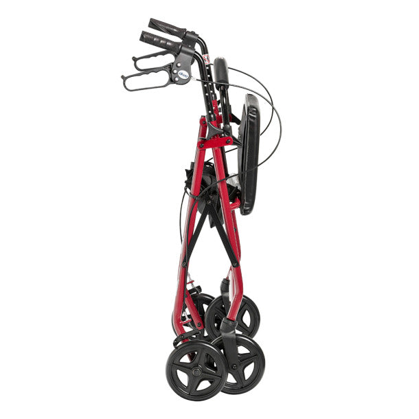 Drive Medical Aluminum Rollator, 7.5" Casters