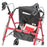 Drive Medical Aluminum Rollator, 6" Casters