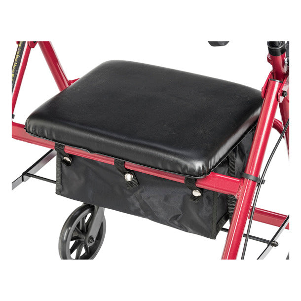 Drive Medical Aluminum Rollator, 6" Casters