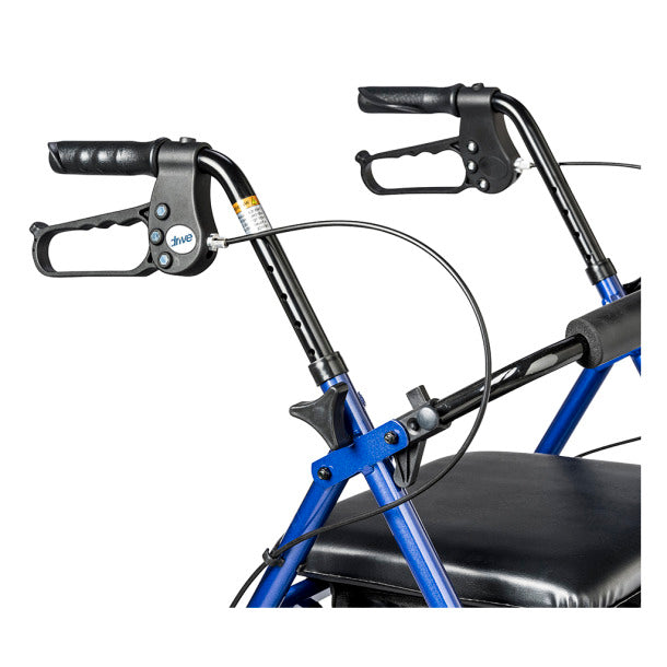 Drive Medical Aluminum Rollator, 6" Casters