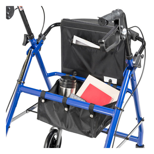 Drive Medical Aluminum Rollator, 6" Casters