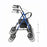 Drive Medical Adjustable Height Rollator, 6" Casters