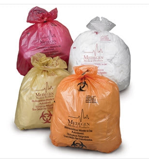 Medegen Medical Products LLC Medegen Medical Products Biohazard Waste Bag 44 gal. Red Polypropylene 38 X 47 Inch - 848