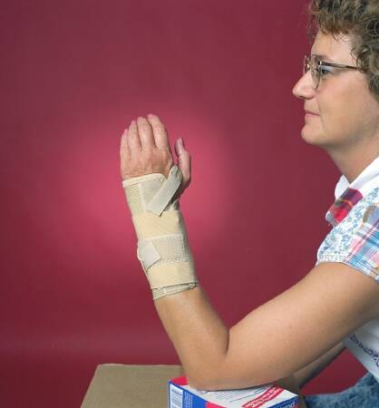 Scott Specialties Wrist Support Elastic Right Hand Beige X-Large - 1374 BEI XLR