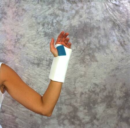 Scott Specialties Wrist Support Unifoam Left Hand Regular - 4005 WHI RGL