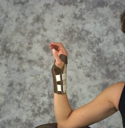 Scott Specialties - Wrist Brace Contoured Left Hand Beige Pediatric Size - 4338 BEI PDL