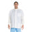 O&M Halyard - Lab Jacket White Large Hip Length Disposable - 10072