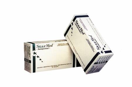 Sempermed Starmed - Exam Glove X-Large NonSterile Latex Standard Cuff Length Smooth Ivory - Sempermed Usa - SMP105