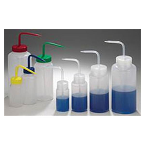 Bel-Art Products Bottle Wash Polyethylene 500Ml Blue Cap 6/Bg - F116270500