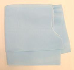 Tidi Products Ultimate Stretcher Sheet Fitted 22 X 72 Inch Light Blue Nonwoven Polypropylene Disposable - 950552